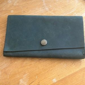 Deep green wallet